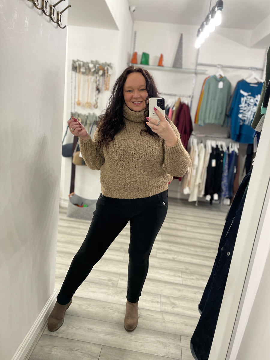 Bella Roll Neck Oatmeal White Wall Clothing Company