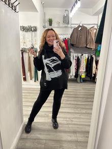  Rapha Hooded Top- Black