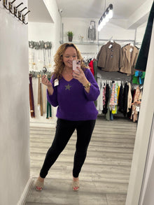  North Star Knit- Purple