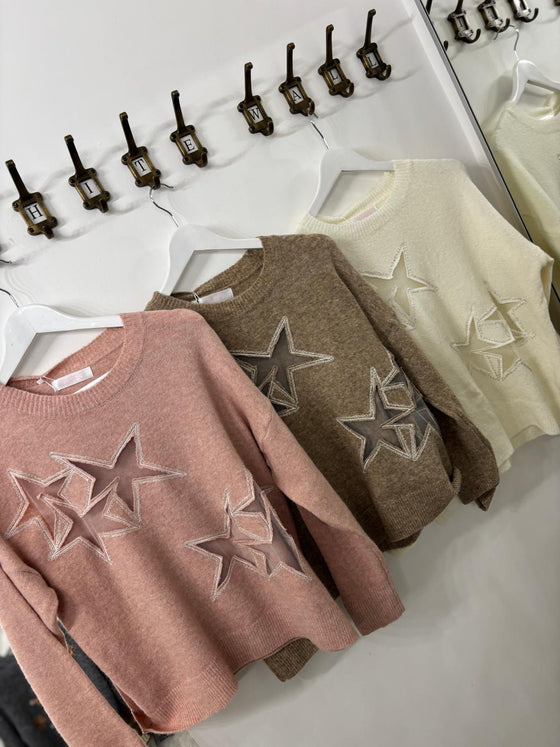 Stardust Jumper- Cream