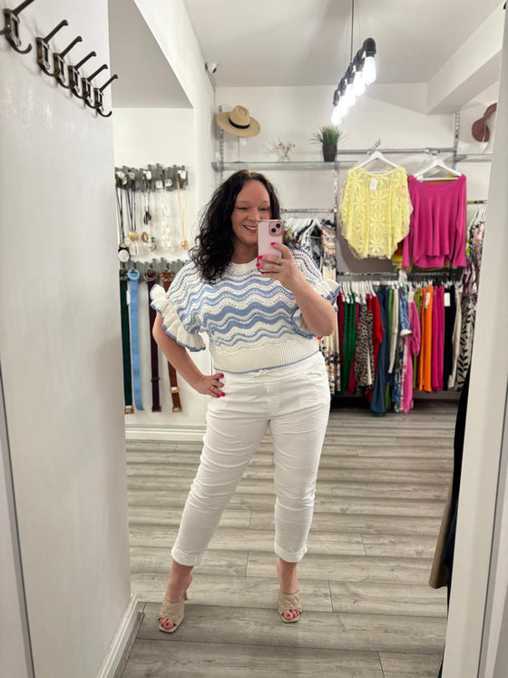 Portland Top- Blue