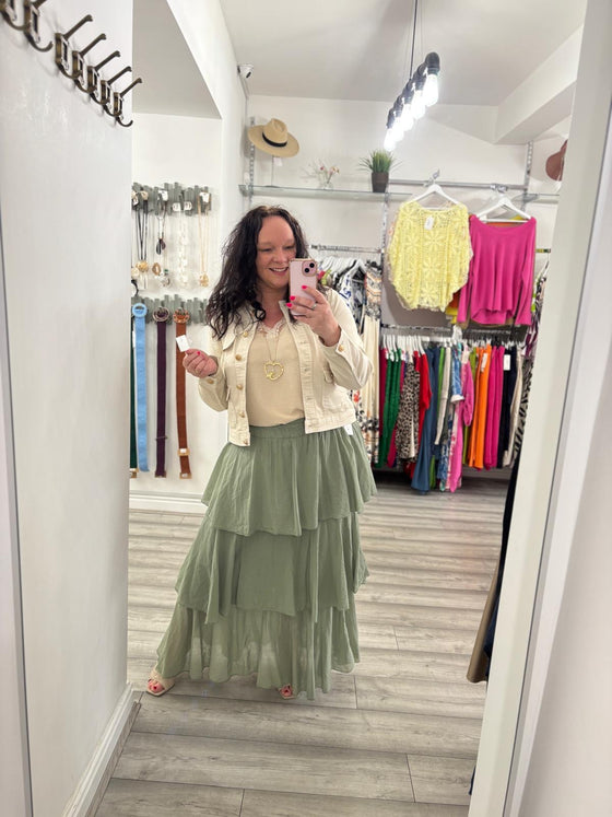 Sierra Skirt- Khaki