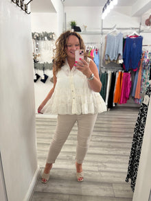  Alba Top- Cream