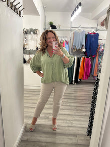  Betty Blouse- Khaki