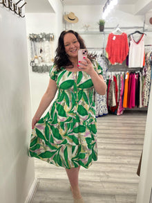  Rae Midi Dress- Green