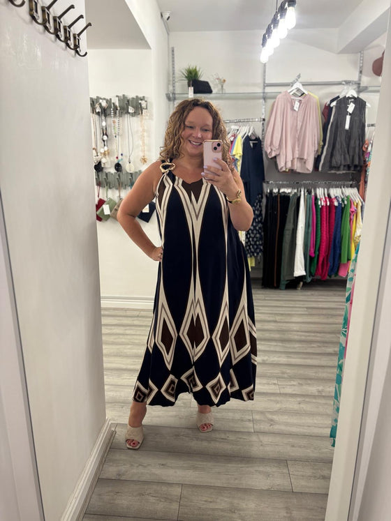 Hewitt Dress- Navy
