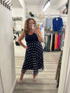 Monet Dress- Navy