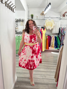  Cyrus Beach Dress- Red
