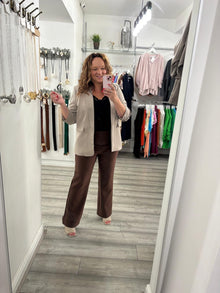  Brock Blazer- Mocha