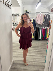  Marilyn Midi Dress- Loganberry