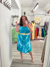 Cyrus Beach Dress- Blue- sale item no return