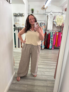  Estelle Trousers- Oatmeal