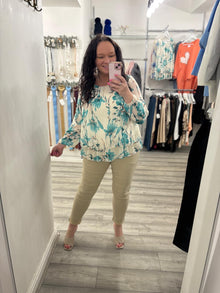  Benton Top- Teal
