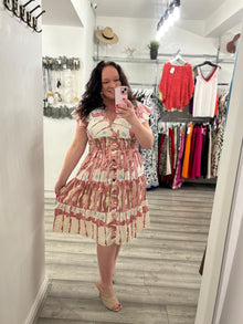  Billie Midi Dress- Pink