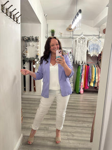  Brock Blazer- Lilac