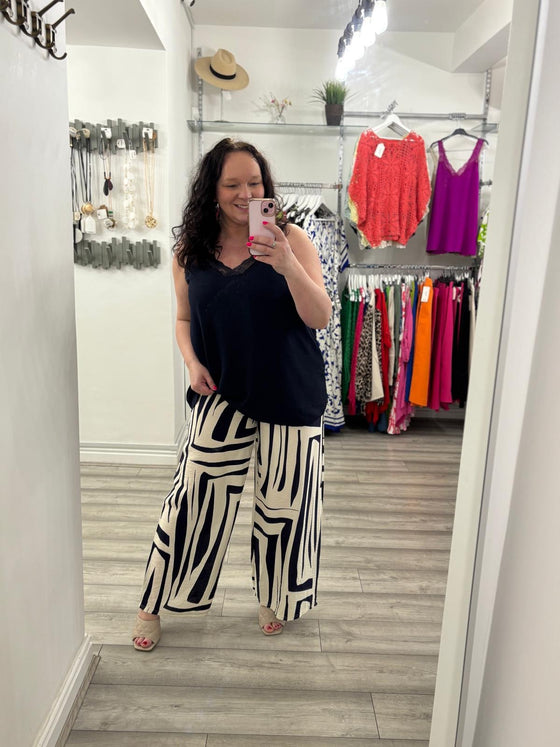 Maya Trouser- Navy