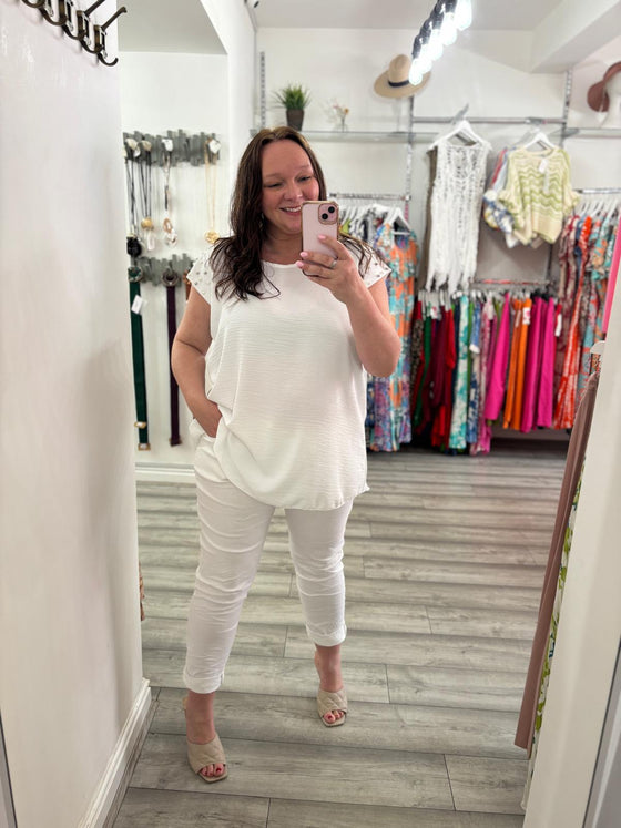 Alamo Top- White