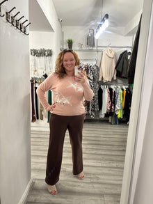  Stardust Jumper- Salmon