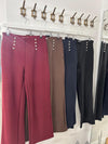 Boot Cut Treggings- Wine Red