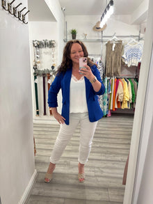  Brock Blazer- Royal Blue