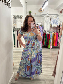  Meriford Maxi Dress- Blue