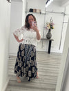 Alexi Palazzo Pants- Navy