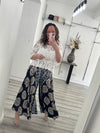 Alexi Palazzo Pants- Navy