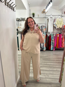 Solon Two Piece Set- Beige