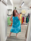 Cyrus Beach Dress- Blue- sale item no return
