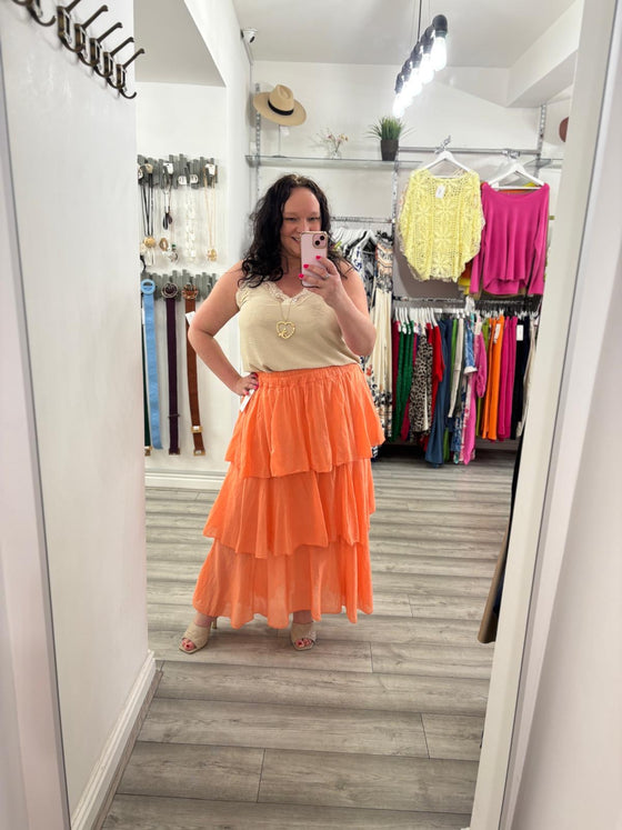 Sierra Skirt- Coral