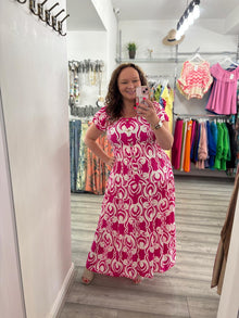  Ryker Maxi Dress- Pink