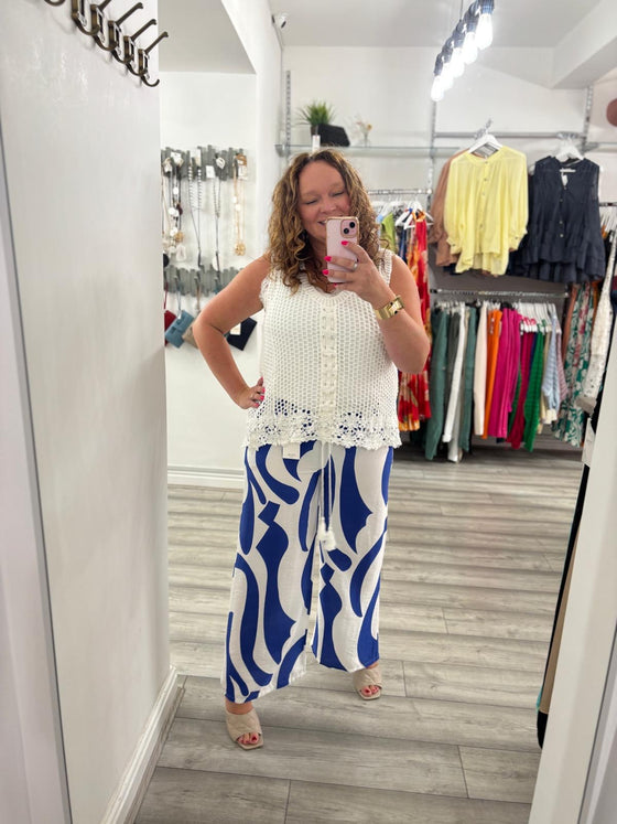 Nell Trouser- Royal Blue