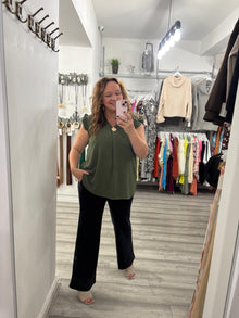  Colbie Top- Khaki