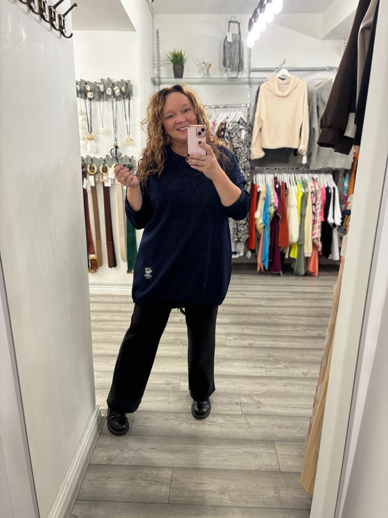 Creed Top- Navy