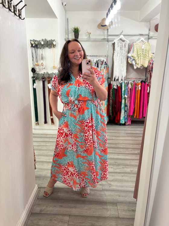Camano Dress- Red