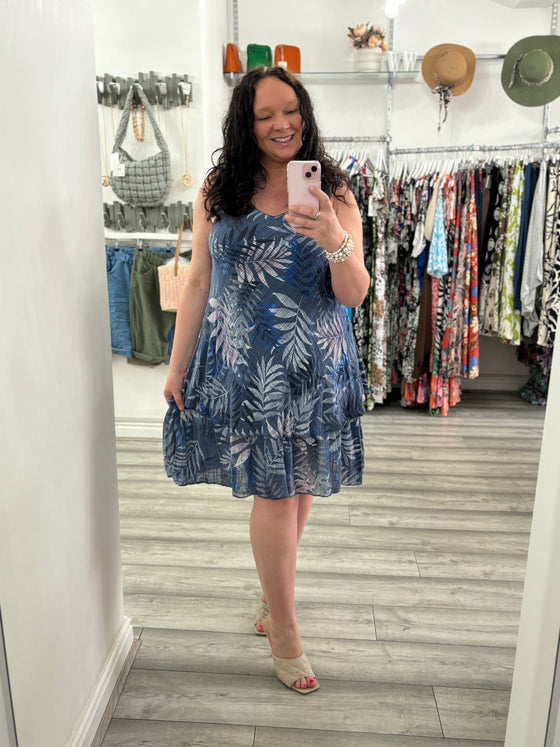 Hawaii Dress - Navy