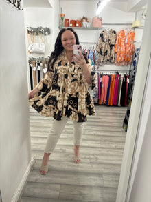  Kwame Tunic - Black- sale no return