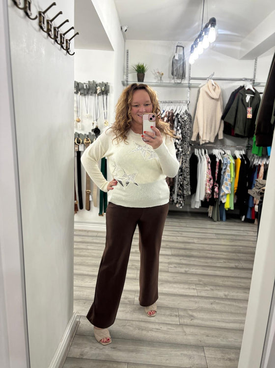 Stardust Jumper- Cream