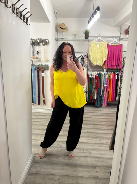 Austen Harem Trousers- Black