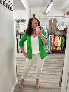  Brock Blazer- Lime