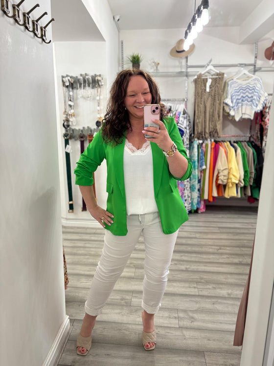 Brock Blazer- Lime