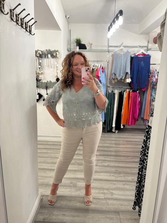 Echo Cardigan- Khaki