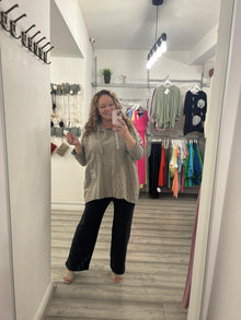  Aletta Hooded Top- Mocha