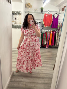  Hattie Maxi Dress- Red
