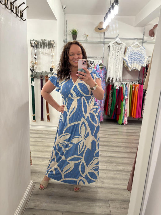 Berlin Maxi Dress- Blue