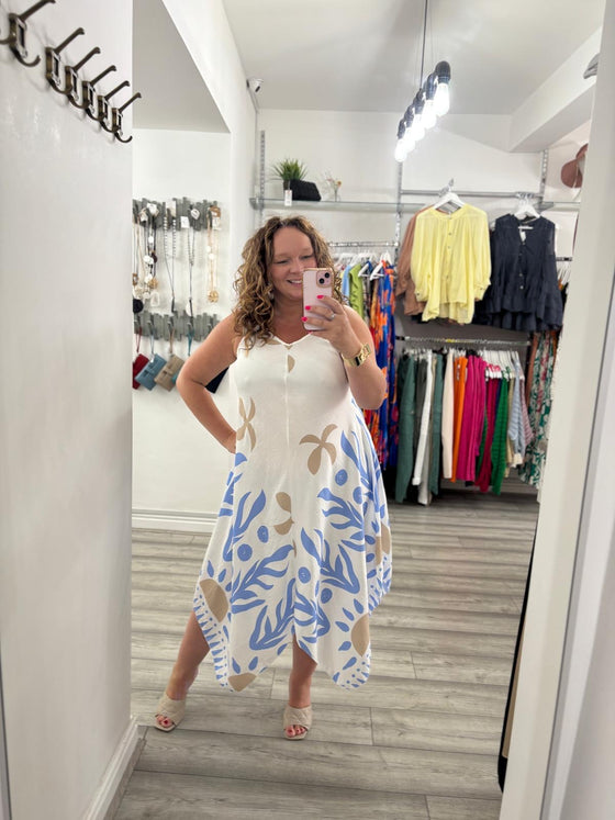Sloane Dress- Blue