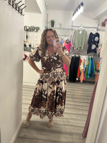  Cassidy Dress- Chocolate