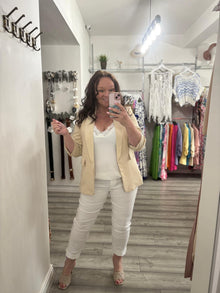  Brock Blazer- Beige
