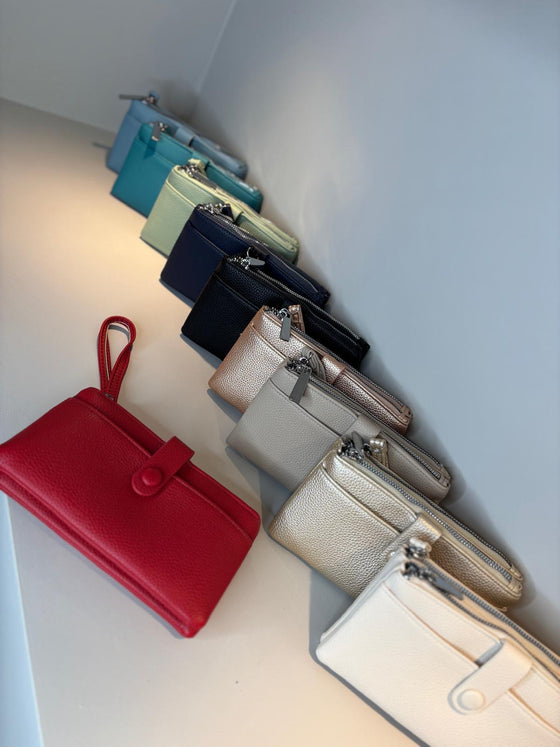 Collins Clutch Bag- Red