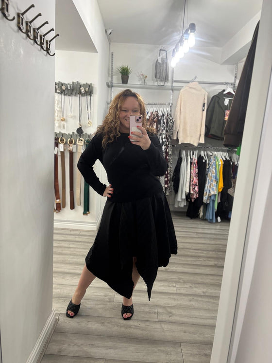 Indira Two Piece Set- Black